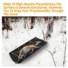 Heavy Duty Deer Drag Sled, Thickened Multi Purpose Portable Tear Snow Sledding Pad Hauling Ice Fishing Supplies Gear Accessories for Men Gifts view 3