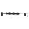 MOBUTOFU 2pcs Table Soccer Score Keepers for Foosball Games Portable Scoring Counters Black Bead Score Marking Device view 3