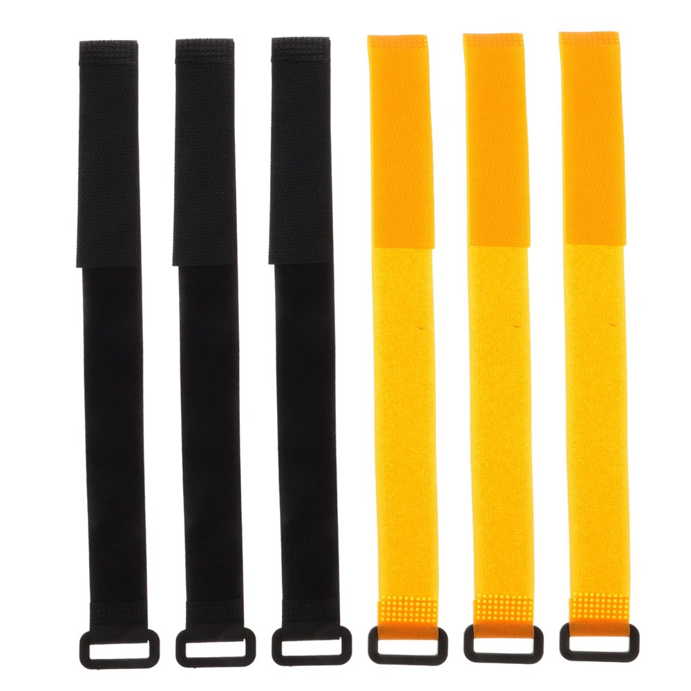 Outanaya 6pcs Self-Adhesive Soccer Net Fastening Straps Hook and Tapes for Versatile Soccer Goal Net Fixing Convenient Sports Accessories