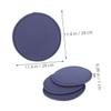 KICHOUSE 3Pcs Portable Round Outdoor Seat Cushions Camping Sitting Pads Lightweight Polyester Fiber Picnic Cushions with Dirt-Resistant Surface for Hiking Park and Travel view 3