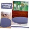 KICHOUSE 3Pcs Portable Round Outdoor Seat Cushions Camping Sitting Pads Lightweight Polyester Fiber Picnic Cushions with Dirt-Resistant Surface for Hiking Park and Travel view 4