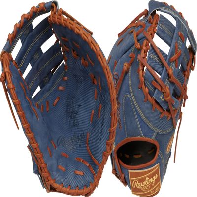 Rawlings | Limited Edition Denim Series | Heart of The Hide | 13" First Base | Right Hand Throw