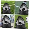 SKISUNO 1pcs Basketball Storage Backpack Drawstring Closure Portable Carrier Bag for Football Volleyball and Sports Equipment for Training and Recreation view 4