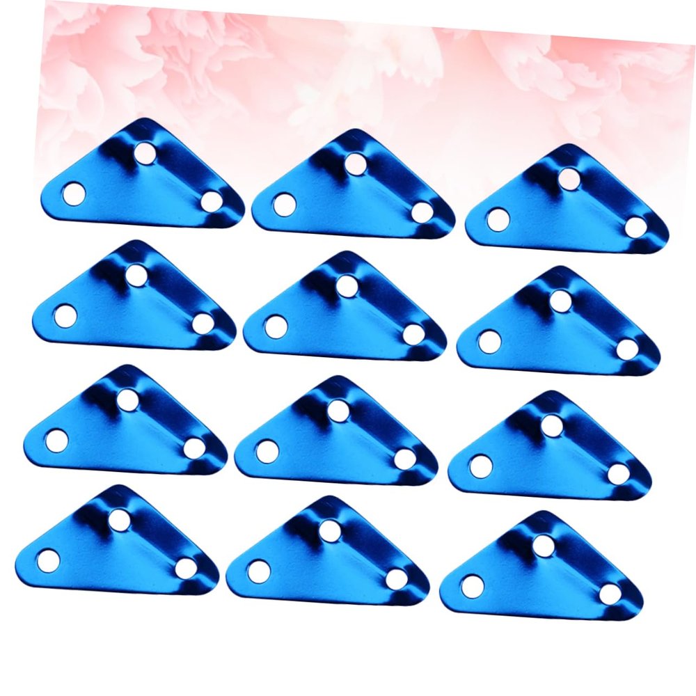 NULYLU 12Pcs Blue Aluminum Alloy Camping Tent Rope Buckles with Anti-Slip Wind Rope Adjusters for Outdoor Tent and Tarp Cord Tightening Corrosion-Resistant Fasteners for Hiking and Backpacking