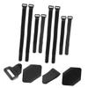 Happyyami 36pcs Adjustable Bike Wheel Stabilizer Straps Ties for Secure Wheel Organization Lightweight and Practical for Motorcycles and Cargo Storage view 2