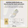 Allbirds Unisex Anytime Ankle Sock, Organic Cotton Breathable Cushioned Socks for Men & Women - Blizzard - Small view 2