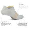 Allbirds Unisex Anytime Ankle Sock, Organic Cotton Breathable Cushioned Socks for Men & Women - Blizzard - Small view 3