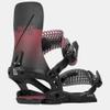 Rome Womens Katana Asymwrap Snowboard Binding - 2024/2025 Black/Burgundy | Medium/Large view 3