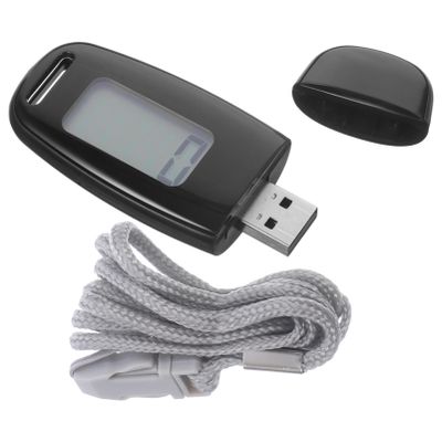 ARTIBETTER 1set Step Counter Pedometer Portable USB Rechargeable Walking Tracker Backlight for Daily Fitness Goals Lightweight Men Women and Seniors
