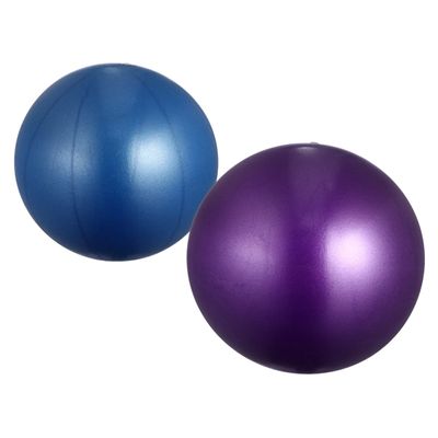 OHPHCALL 2pcs Thickened Ball Anti-Burst Balancing Stability Trainer for Home Gym Workouts Blue Purple Strengthen Core Improve Coordination