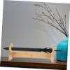 VANZACK 1set Wooden Flute Display Rack Horizontal Holder for Flutes and Household Collection Stand Multi-purpose Wooden Display Stand for Home Decor view 3