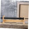 VANZACK 1set Wooden Flute Display Rack Horizontal Holder for Flutes and Household Collection Stand Multi-purpose Wooden Display Stand for Home Decor view 4