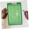 INOOMP Football Strategy Board for Training Portable Lightweight Dry Erase Clipboard for Material for Football Practice and Strategy Planning view 4