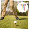 Happyyami 5pcs Plastic Golf Tees High- Holders Colors for Practice for Training and Driving Range view 3