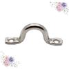 Parliky 10pcs Quality Stainless Hump Shape Boat Handles Plate Staple Ring for Boating Accessories view 2