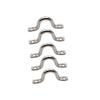 Parliky 10pcs Quality Stainless Hump Shape Boat Handles Plate Staple Ring for Boating Accessories view 4