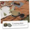 BESPORTBLE Camping Picnic Plates Utensils Outdoor Plates Dinnerware Bowl Lids Lightweight Portable Bowl Kit view 4