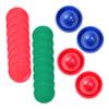 CORHAD Complete Hockey Table Parts Air Hockey Paddle Puck Sturdy Plastic Accessories view 1