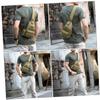 COSMEVIVI Sports Chest Bag Lightweight Portable Sling Bag for Outdoor Activities Multi-function Wear-resistant Shoulder Backpack for Hiking Running and Travel view 3