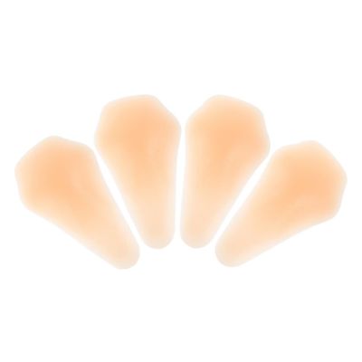 BRIGHTFUFU 4pcs Protective Silicone Knee Pads for Skating Adhesive Knee Brace Quality for Adult Youth Girls Breathable Design