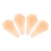 BRIGHTFUFU 4pcs Protective Silicone Knee Pads for Skating Adhesive Knee Brace Quality for Adult Youth Girls Breathable Design view 1