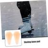 BRIGHTFUFU 4pcs Protective Silicone Knee Pads for Skating Adhesive Knee Brace Quality for Adult Youth Girls Breathable Design view 2