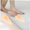 BRIGHTFUFU 4pcs Protective Silicone Knee Pads for Skating Adhesive Knee Brace Quality for Adult Youth Girls Breathable Design view 3