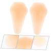 BRIGHTFUFU 4pcs Protective Silicone Knee Pads for Skating Adhesive Knee Brace Quality for Adult Youth Girls Breathable Design view 4