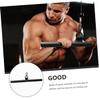 SKISUNO Heavy Duty Biceps Pull Bar Workout Equipment Home Gym Pull Down Rod for Men Women view 4
