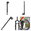 JOKOTI Portable Mountain Bike Shock Pumps 300Psi High Pressure Front Fork Pumps with Gauge and Air Bleed Button Easy to Use view 2