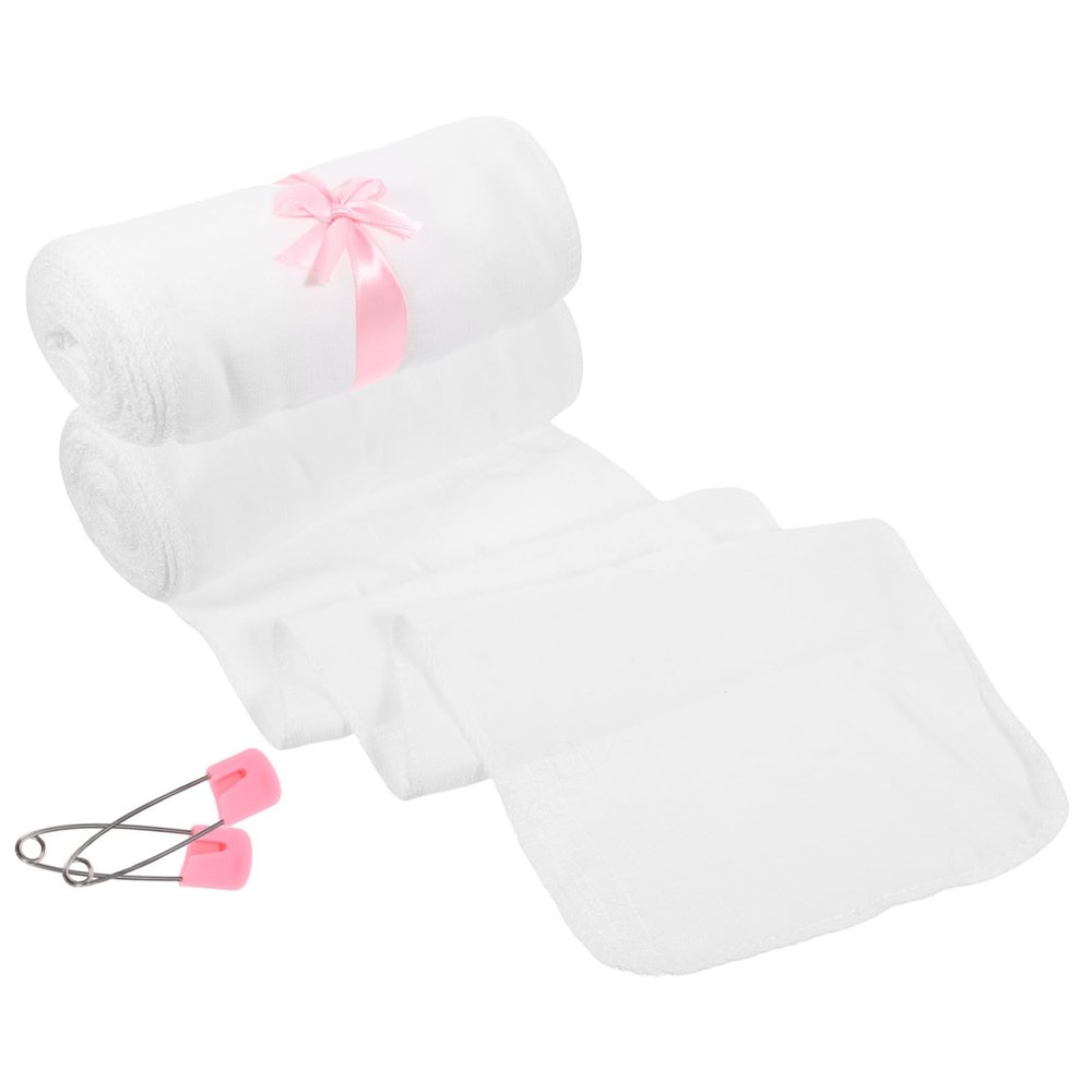 AOKWAWALIY 2 Rolls Belly Belt Postpartum Belly Support Band Pregnancy Postpartum Girdle Maternity Binder Shaping Belt Bengkung Slimming Belt Gauze White Cotton