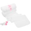 AOKWAWALIY 2 Rolls Belly Belt Postpartum Belly Support Band Pregnancy Postpartum Girdle Maternity Binder Shaping Belt Bengkung Slimming Belt Gauze White Cotton view 1