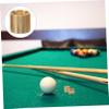 BESPORTBLE 50pcs Brass Pool Cue Snooker Cue Hoops for Smooth Texture High Density Material Billiard Accessories view 2