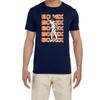 Navy Denver Bo Nix Text Pic T-Shirt Adult XL view 1