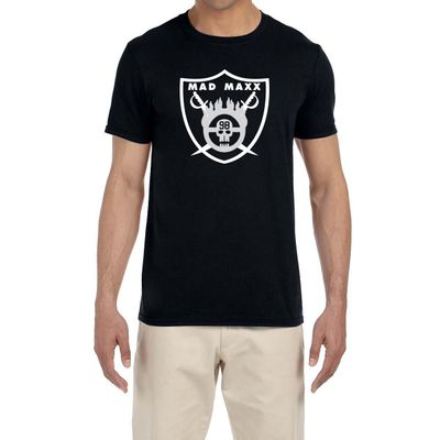 Black Las Vegas Maxx Crosby Mad Maxx Logo T-Shirt Youth XL