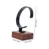 BESTYASH 5pcs Wrist Watch Display Stand Stylish Walnut Storage Holder for Organizing Multifunctional Lining for Watch Organizer for Enthusiasts view 2