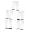 Happyyami 2pcs Portable Tennis Ball Holder PVC Container Black Lid for Organizing Tennis Balls Wear-Resistant Sports Storage for Players view 1