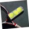 Happyyami 2pcs Portable Tennis Ball Holder PVC Container Black Lid for Organizing Tennis Balls Wear-Resistant Sports Storage for Players view 3