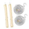 BESPORTBLE 4pcs Volleyball Nets Chain Measure Equipment Volleyball Measurement Chain for Net Height view 1