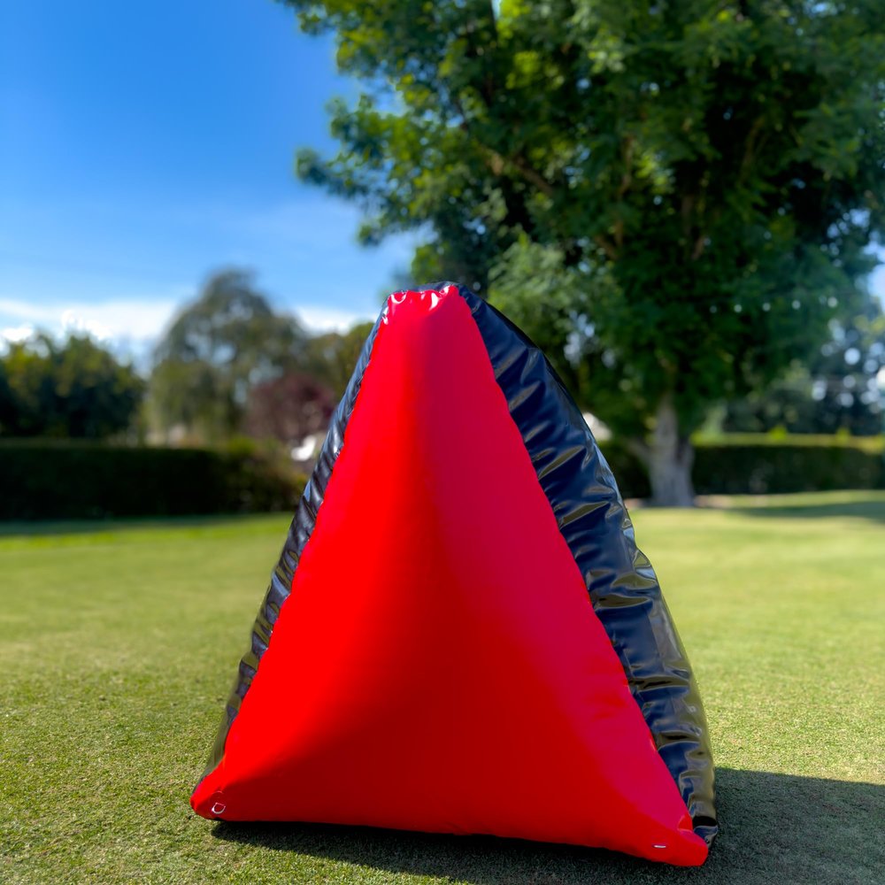 Sportogo Inflatable Pyramid (Large) Bunker for, Paintball, Air Soft, Laser tag, Nerf