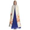 YKJJFVZ Watercolour Cactus2 Print Rogue Cosplay Adult Halloween Witch Hooded Cloak Cape Unisex Costume For Horror Parties Masquerade view 2