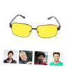 BESTYASH Night Driving Glasses for Enhanced Visibility Lenses for Nighttime Driving for Outdoor Activities Multi-functional Eyewear for Men and Women Protects against Glare and Improves view 3