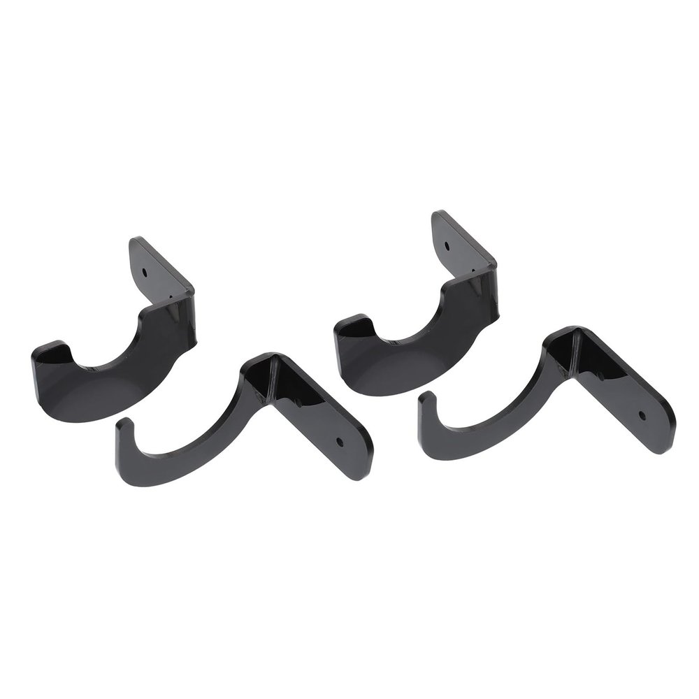 BRIGHTFUFU 2pairs Acrylic Baseball Bat Display -mounted Holder for Game-used and Autographed Bats Smooth Edges for Protection Black for Sports Memorabilia Showcase