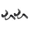 BRIGHTFUFU 2pairs Acrylic Baseball Bat Display -mounted Holder for Game-used and Autographed Bats Smooth Edges for Protection Black for Sports Memorabilia Showcase