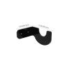 BRIGHTFUFU 2pairs Acrylic Baseball Bat Display -mounted Holder for Game-used and Autographed Bats Smooth Edges for Protection Black for Sports Memorabilia Showcase view 2