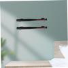 BRIGHTFUFU 2pairs Acrylic Baseball Bat Display -mounted Holder for Game-used and Autographed Bats Smooth Edges for Protection Black for Sports Memorabilia Showcase view 4