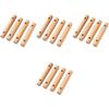 GOOHOCHY 16pcs Tent Rope Adjusters Lightweight Wear-Resistant Camping Fasteners for Outdoor Use for Tarp and Sky Curtain Setup view 1
