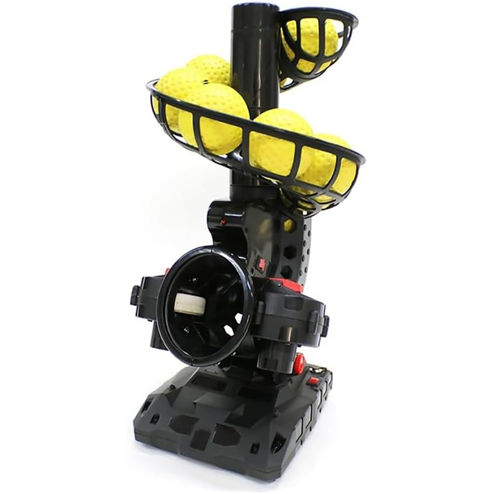 Baseball Pitching Machine Baseball Hitting Practice Machine Various Curves Baseball Thrower Great for Batting and Fielding Practice of Low Level