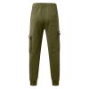 Men's Cargo Sweatpants Drawstring Relaxed Fit Comfy Cargo Joggers Sweat Pants for Mens with Pockets view 4
