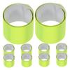 Anneome 10pcs Reflective Straps for Men Safety Wristbands Running Reflective Gear High Visibility Slap Bracelets view 1